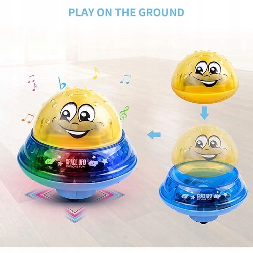 Ośmiorniczka UFO Fontanna LED Zabawka do Kąpieli na Arena.pl