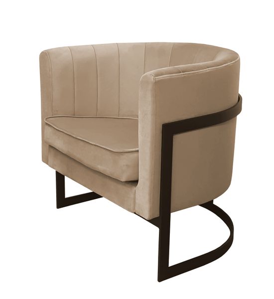 Fotel Glamour podstawa czarna MG06 zdjęcie 2