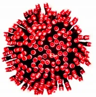 LAMPKI CHOINKOWE 100 LED CZERWONE Z GNIAZDEM 9,9 M