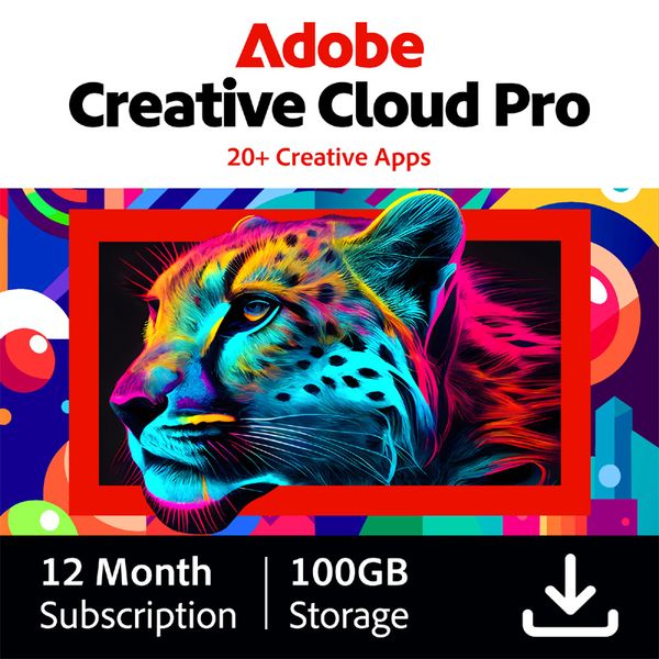 .Adobe Creative Cloud Pro - subskrypcja 12 miesięcy zdjęcie 1