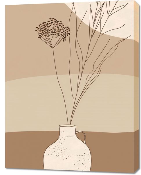 Obraz 70x90cm Kojący Wazon zdjęcie 1