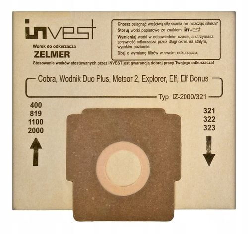 WORKI ECO DO ZELMER ELF,ELF 2,ELF 3 ELF BONUS METEOR 2 ODYSSEY COBRA na Arena.pl