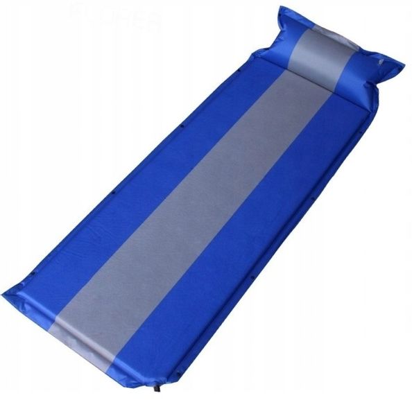 MATA SAMOPOMPUJĄCA Z PODUSZKĄ MATERAC karimata kempingowa POD NAMIOT BIWAK zdjęcie 8