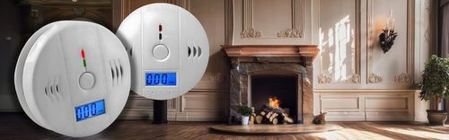 Czujnik czadu i dymu detektor tlenku węgla CO BEZPRZEWODOWY LCD GŁOŚNY na Arena.pl