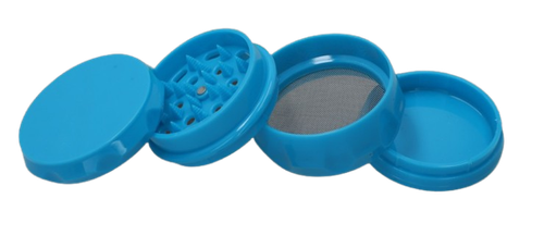 Błękitny Młynek do Tytoniu do Mielenia Tytoniu Suszu CBD Jednolity Kolor na Arena.pl