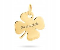 ZŁOTA ZAWIESZKA DELIKATNA KONICZYNKA GRAWER 585