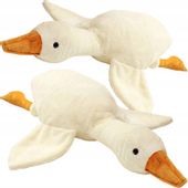 PLUSZAK GĘŚ DUŻA MASKOTKA PODUSZKA KACZKA 90CM XXL