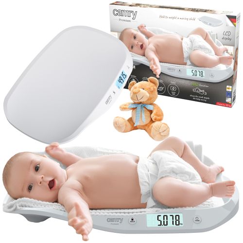 Camry Cr 8185 Waga Dla Niemowląt Do 20Kg Z Automatyczną Funkcją Hold na Arena.pl