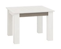 Stół Rozkładany 101 - 181 cm Sosna Śnieżna + Bodega Szara BLINKA ML