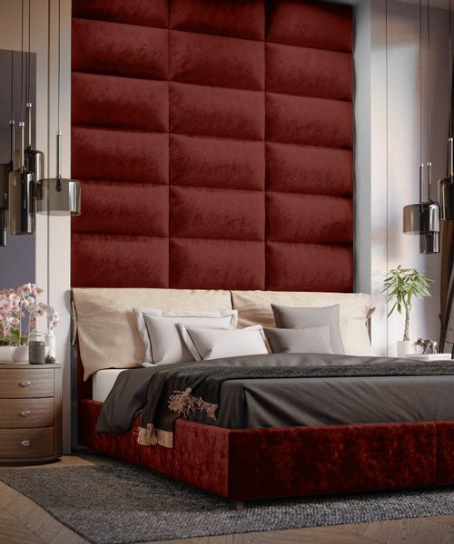 PANEL TAPICEROWANY ŚCIENNY BORDOWY WEZGŁOWIE 3D 50cm x 30cm zdjęcie 4