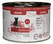 Karma bez sztucznych dodatków dla starszego kota Catz Finefood KURCZAK 200g
