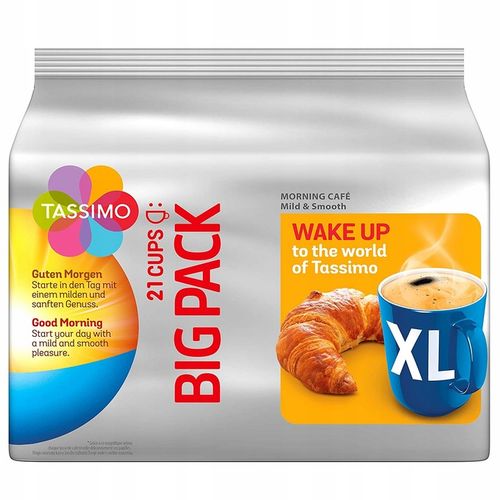 Kapsułki TASSIMO Jacobs Morning Cafe MILD XL 21 na Arena.pl