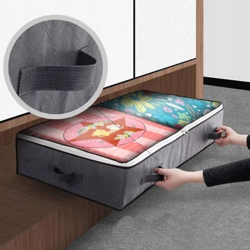 DUŻY ORGANIZER POJEMNIK POKROWIEC POD ŁÓŻKO Na POŚCIEL KOŁDRĘ ZABAWKI na Arena.pl