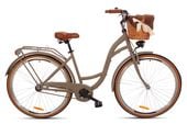 Damski rower miejski Goetze Style 28 + kosz / Caffe latte