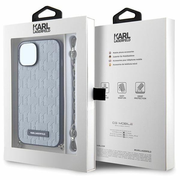 Etui Karl Lagerfeld do iPhone 15, iPhone 14, iPhone 13, Srebrny zdjęcie 7