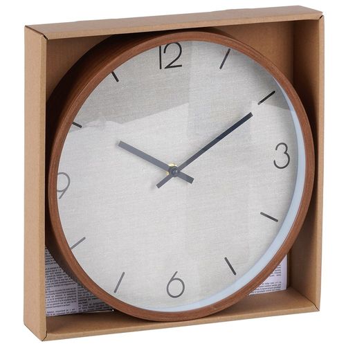 Zegar ścienny brązowy 29,5 cm na Arena.pl