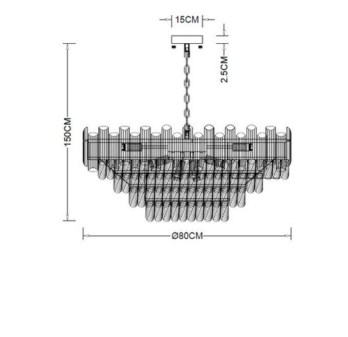 Lampa Wisząca Berella Light Zuri 80 BL5608 na Arena.pl