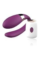 stymulator vvibe fioletowy usb z pilotem b series smart