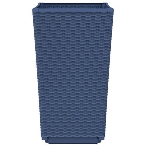 Donice ogrodowe, 2 szt., szare, 32,5x32,5x57, PP na Arena.pl