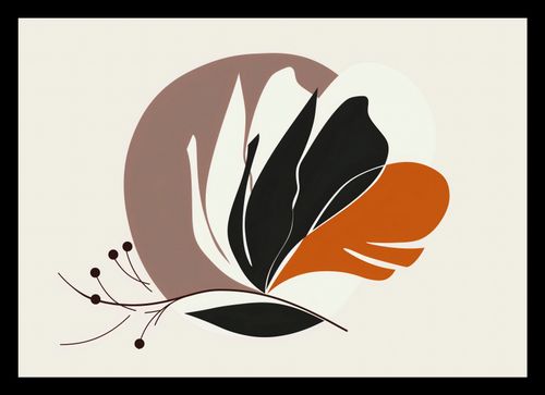 Plakat 29,7x21cm Elegancja Roślinna na Arena.pl