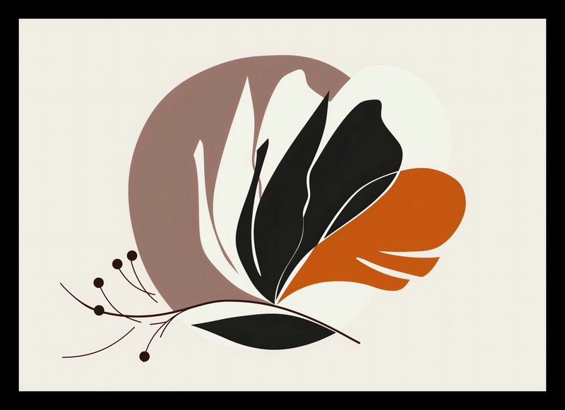 Plakat 29,7x21cm Elegancja Roślinna zdjęcie 2