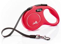 Smycz automatyczna dla psa z blokadą Flexi New Classic taśma S 5m czerwona