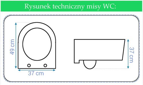 Misa WC Olivia Rimless Mini na Arena.pl