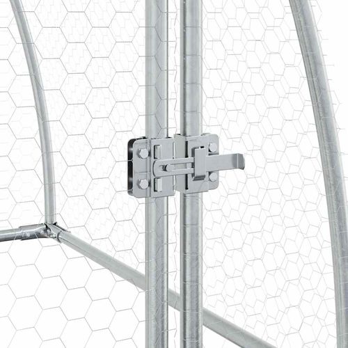 Klatka dla kurcząt, srebrna, 100x105x120 cm, stal galwanizowana na Arena.pl