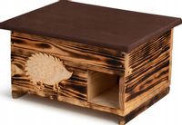 DREWNIANY domek dom dla JEŻA jeży budka legowisko schronienie PRODUCENT