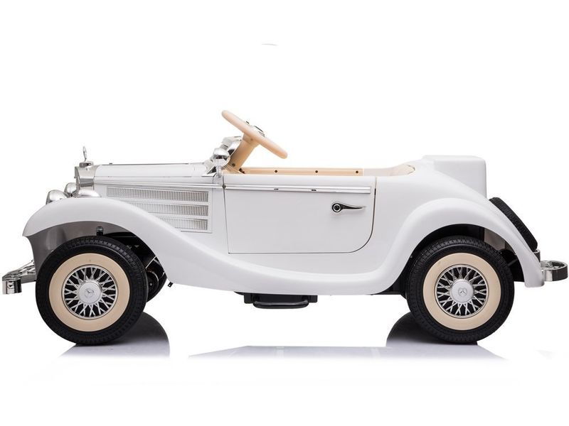 Auto na akumulator Mercedes 540K Biały zdjęcie 3