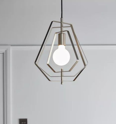 LED LAMPA WISZĄCA AURORA E27 35CM SREBRNA na Arena.pl