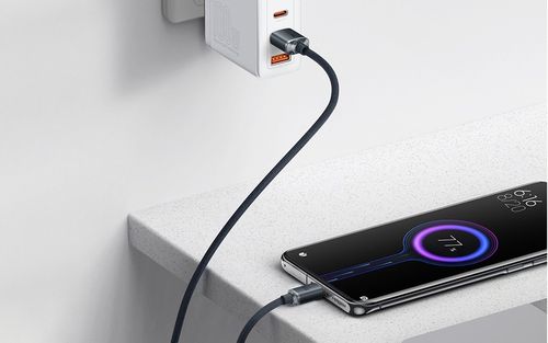 WZMACNIANY KABEL PRZEWÓD BASEUS USB USB-C 100W 6A 2M SZYBKIE ŁADOWANIE na Arena.pl
