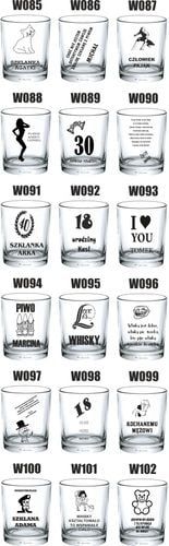 Szklanka WHISKY prezent na święta mikołajki grawer na Arena.pl