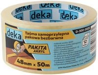 taśma pakowa bezbarwna 48mm*50m - d-300-0025