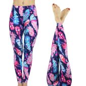 FREAKY OUTFIT Legginsy fitness taniec joga print