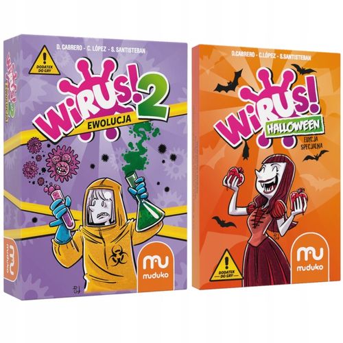 WIRUS! 2: EWOLUCJA + WIRUS! HALLOWEEN - DODATKI DO GRY WIRUS MUDUKO na Arena.pl