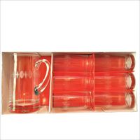 ZESTAW DZBANEK SZKLANY + SZKLANKI IRENA 7 EL