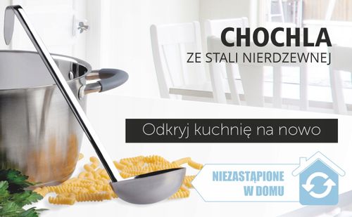 CHOCHLA ŁYŻKA DO ZUP NABIERKA WAZOWA 10CM/190ML na Arena.pl