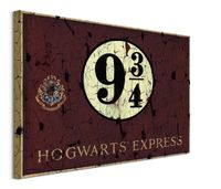 Harry Potter Hogwarts Express 9 3/4 - obraz na płótnie 60x80 cm