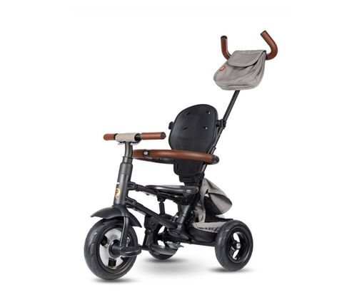 MILLY MALLY 5901 Qplay Rowerek trójkołowy Rito Deluxe Rubber grey na Arena.pl