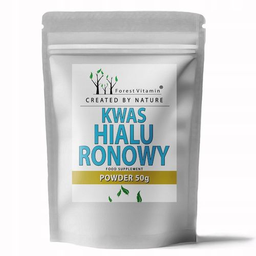 Kwas Hialuronowy W PROSZKU 50g ZDROWE STAWY SKÓRA KOŚCI ZMARSZCZKI na Arena.pl