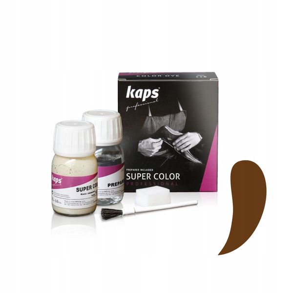 SUPER COLOR 25 ML+ PREPARER 25 ML WHISKY - KAPS PROFESSIONAL zdjęcie 1