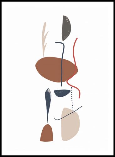 Plakat 64x90cm Równowaga Niuansy na Arena.pl