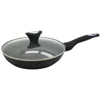 Patelnia tradycyjna Kinghoff 7192 30 cm marmurowa