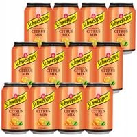 Schweppes Citrus Mix Napój o smaku cytrusowym 330 ml x 12 sztuk