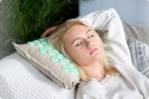 MATA DO AKUPRESURY Z KOLCAMI + PODUSZKA + TORBA na Arena.pl