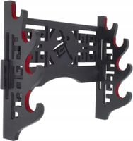 Cohki Drewniany Wieszak na Miecze Samurajskie 4 poziomowy bushido redvelvet
