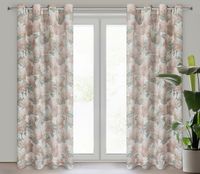 Zasłona gotowa na przelotkach DEMI 140x250 Eurofirany naturalny