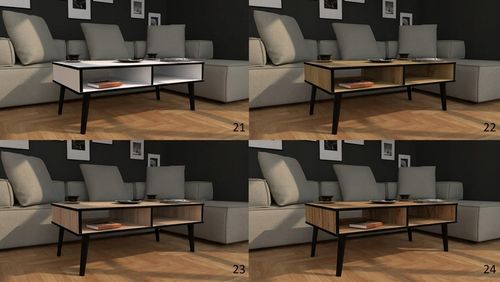 Stolik kawowy ława w stylu skandynawskim wotan na Arena.pl