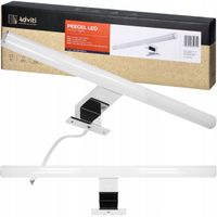Kinkiet Łazienkowy LED Lampa Nad Lustro 6W 40cm Neutralny 4000K Srebrny